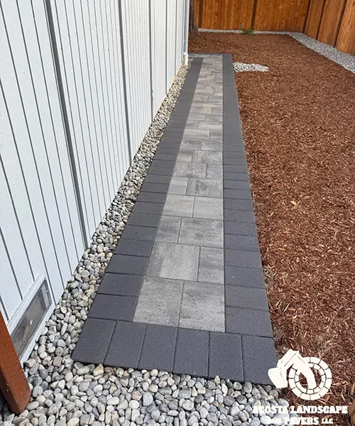 Backyard Paver & Lighting Project